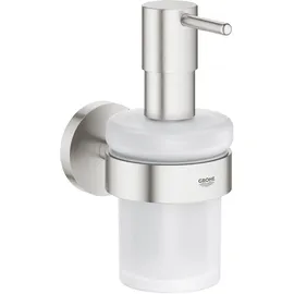 Grohe Essentials Seifenspender mit Halter supersteel,