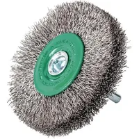 Lessmann Rundbürste D.80mm Drahtstärke 0,2mm VA 9mm 12000min-1 10