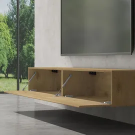doporro F02 TV-Lowboard 200 cm Braun Holz