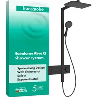 Hansgrohe Raindance Alive Q Duschsystem Thermostat, 24580670