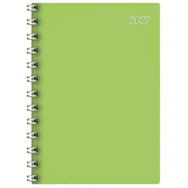Korsch Verlag Chef-Timer Spirale grün 2027: Terminplaner mit Tageskalendarium. Din A5 Terminkalender 1 Tag 1 Seite. Extra Platz für Notizen.