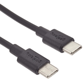 Wentronic Goobay USB-C Lade- und Synchronisationskabel 0.5m schwarz
