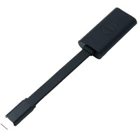 Dell USB-C - RJ-45 Interface/Gender Adapter Kabel - Schwarz