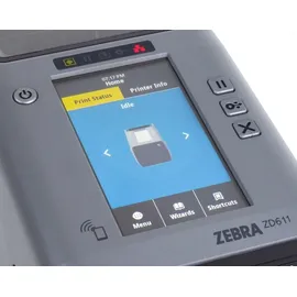 Zebra Technologies Zebra ZD611, 12 Punkte/mm (300dpi), Disp. (Farbe), EPLII, ZPLII, USB, BT (BLE), Etherne...