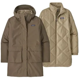 Patagonia Pine Bank 3-in-1 Parka - Doppeljacke - Damen Marlow Brown