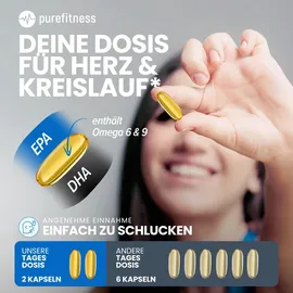 Purefitness Omega 3+ Kapseln 120 St.