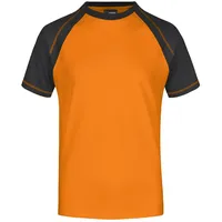 James & Nicholson JN010 orange/schwarz L