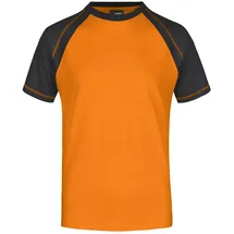 James & Nicholson JN010 orange/schwarz L