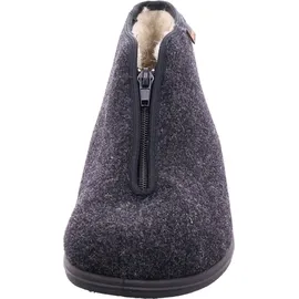 Fischer Markenschuh Hohe Hausschuhe Schwarz (Anthrazit 205) 45
