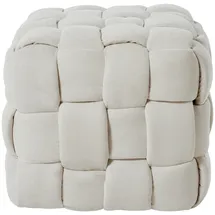 Jahnke Hocker WEB ART S gepolstert 50 x 43 x 50 cm Creme