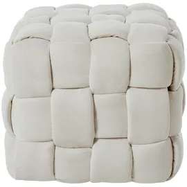 Jahnke Hocker WEB ART S gepolstert 50 x 43 x 50 cm Creme