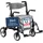 foreversenior 2 in 1 Rollator & Rollstuhl mit Federung 11,2kg