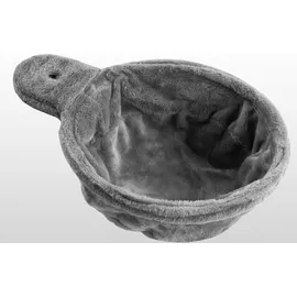 Happy Pet HAPPYPET Universal XL Liegemulde für Kratzbaum Ø 40cm, Große Schlafmulde, Stabiler Metallrahmen, 440g Plüsch, Ersatz-Liegemulde belastbar bis 15kg, Grau