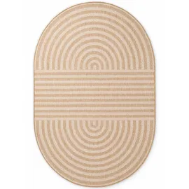 Ted Baker Woodfield Wendeteppich", beige Jute weiß), B:160cm H:8mm L:230cm, Polypropylen, Teppiche, Teppich, Designteppich, Wetterfest, Pflegeleicht, Modern, Wohnzimmer, Terrasse