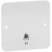 Peha Bodenplatte 2-fach ws D 42