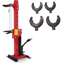 BITUXX 3T KFZ Werkzeug Hydraulischer Federspanner Federbeinspanner Federbein Spanner Rot
