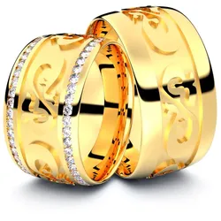 Trauringe Wunstorf 333er Gelbgold - 0145