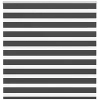 VidaXL Rollo Zebrarollo Schwarz 150x150 cm Stoffbreite 145,9 cm