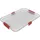 Rotho Aufbewahrungskiste Albris 56 x 40 x 3 cm 3-tlg. rot