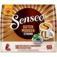 SENSEO KAFFEEPADS Guten Morgen Strong XL, Stark & Intensiv, 10 Kaffee PADS 125 g