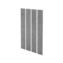 HAMMERBACHER Wandelement Akustik grau VAWP200/5 200x25x2,5