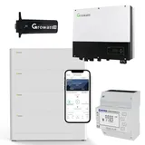 Growatt SPH3600 Hybrid Wechselrichter mit 10,2 kWh Solarspeicher-Set