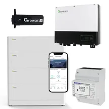 Growatt SPH3600 Hybrid Wechselrichter mit 10,2 kWh Solarspeicher-Set