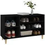 vidaXL Schuhregal Schwarz 102x36x60 cm Holzwerkstoff