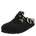 Low-Top Sneaker Clogs mit Nieten Gr 38 EU in schwarz für Damen