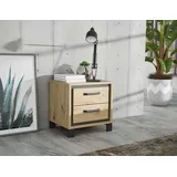 Forte Nachtkommode Trondheim - holzfarben ¦ Maße cm B: 49,4 H: 49,3 T: 41.5