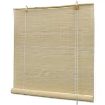 vidaXL Bambusrollo 140 x 220 cm Natur/Braun