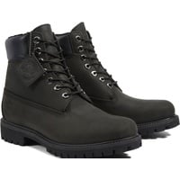 Timberland 6 in Premium Fur/Warm Lin Schnürboots Winterstiefel, Schnürstiefel, Winterschuhe, wasserdicht, gefüttert schwarz 43,5 EU