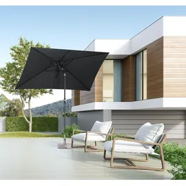 Sekey Sonnenschirm 300 x 200 cm Grau