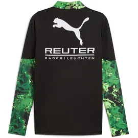 Puma Borussia Mönchengladbach Training 1/4 Zip IND Herren Longsleeve, schwarz - L