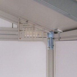 Grosfillex Deco 11 3,55 x 3,15 m dunkelgrau/weiß