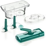 Genius Gemüseschneider Nicer Dicer Twist Salat Obst Schneider, 5 in 1 Funktion Gemüsereibel Küchenhelfer