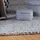 Kayoom Teppich KAYOOM "Pixy 525", grau, B:120cm H:15mm L:170cm, Wolle, Teppiche, Teppich, Kurzflor, Handgewebt, Modernes Muster, Uni, Wolle, Viskose