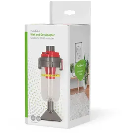 Nedis Nass- und Trockenadapter Universal Grau/Rot