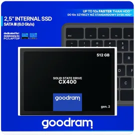 GoodRam CX400 512 GB 2,5" SSDPR-CX400-512-G2
