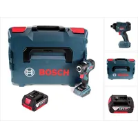 Bosch Professional, Bohrmaschine + Akkuschrauber, Bosch GDR 18V-160 Akku Drehschlagschrauber 18V 160Nm + 1x Akku 5,0Ah + L-Boxx - ohne Ladegerät (Akkubetrieb)