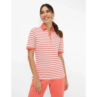 Brax Damen Polo Style Cleo watermelon, hellrot, Gr. 42