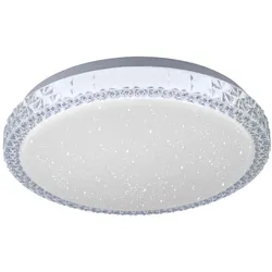 LED-Deckenleuchte, Sternenhimmeloptik, Lichtfarbsteuerung, Memory Funktion