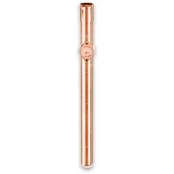 1,5m Standrohr Grömo ohne Dichtelement, mit Reinigungsdeckel, Kupfer, verschiedene Größen (Ausführung: Ø 100mm)