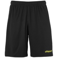Uhlsport Center II Shorts ohne Innenslip schwarz/fluo gelb 164