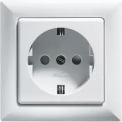 Eltako 30000650 DSS mit Steckdosen-Oberteil, weiß DSS+SDO55-ws