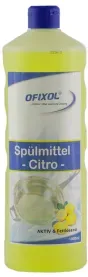 Ofixol Spülmittel Citro, Handspülmittel für Haushalt und Gastronomie, 1000 ml - Flasche