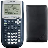 DynaTech TI-84 Plus Taschenrechner mit passender Tasche CalcCase im Set - Texas Taschenrechner TI 84 Plus Edition Grafikrechner + Schutztasche