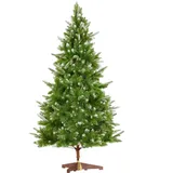 Tectake Weihnachtsbaum Blitzen, 180 cm, Spritzgussnadeln - grün