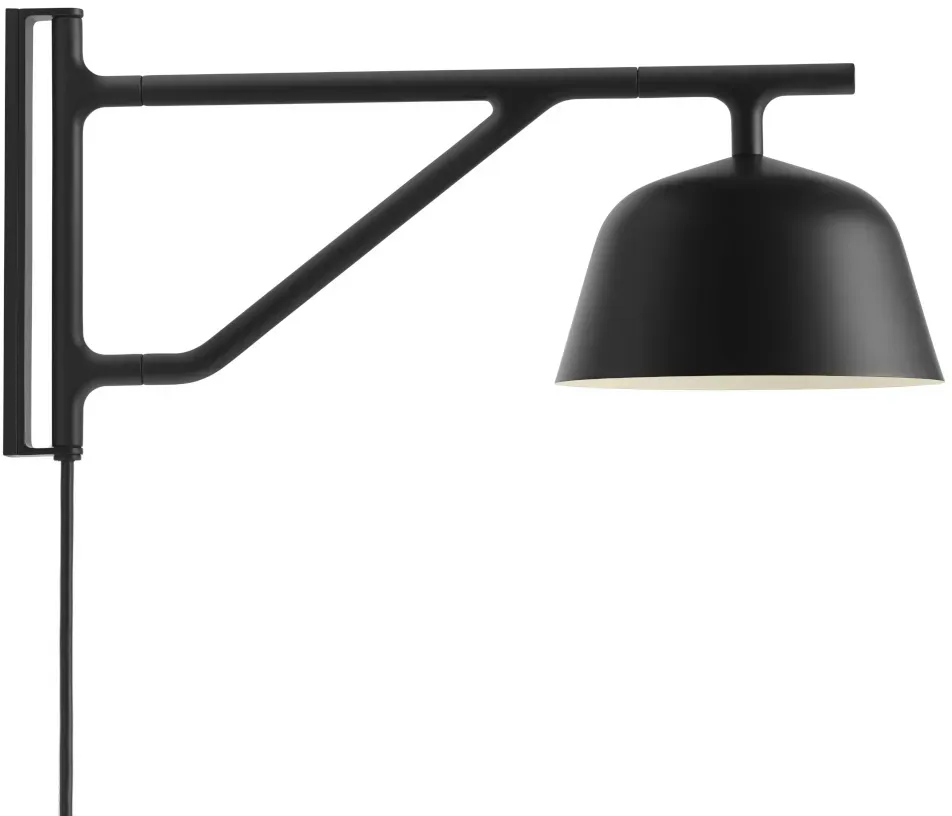 Muuto Ambit Wandleuchte, schwarz