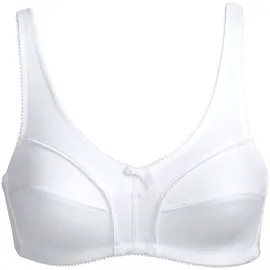 VIANIA VIANIA, Soft BH Basic", Damen, Gr. 75, Cup D, weiß, 100% Baumwolle BHs Soft-BH